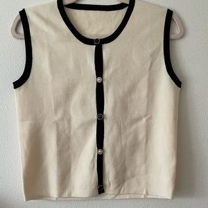 Cable Knit Sweater Vest for women